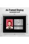 Alayra Framed David Bowie A4 Framed Signed Printed Autographs Picture Print Photo Display Gift For Ziggy Stardust Glam Rock Music Fans - 2