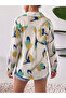 Women's Yoryo Satin Patterned Shirt - 2