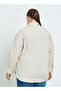 Plus Size Solid Oversized Shirt - 5