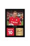 Alayra Framed Wall Art Paul Mullin Signed A4 Printed Photo Picture Display Gift For Wrexham Fans Digitally Reproduced Signature Framed