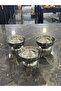 Stainless Steel 3-Piece Footed Bowl – Luxury Silver Presentation Set – Breakfast Jam Bowl - 4