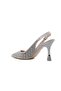 07 K7001 Silver Women's Heeled Shoes - 4