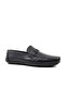 90305 Genuine Leather Black Men's Casual Shoes - 2