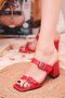 Elv-101 Women's Slippers with Buckle Detail