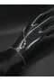 Star Model Zircon Stone Steel Shahmeran Bracelet Stylish Women's Jewelry Accessory Bulk Chain Ring Bracelet Steel Shahmeran - 3