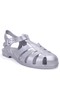 S10346 Bıarrıtz Mate Metal Silver Orthopedic Daily Women's Sandals - 3