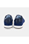Men's Navy Blue Lace-Up Suede Sports Shoes - 6