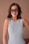Women's Crew Neck Ribbed Knitwear Undershirt