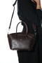 1375 Brown Grain Women's Shoulder Bag - 3