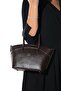 1375 Brown Grain Women's Shoulder Bag