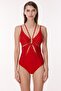 5147 Coral Staple Embroidered Swimsuit - 2