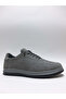 Genuine Leather Gray Color Nubuck Smart Lace-Up Comfortable Lightweight Flexible Summer Men's Shoes - 2