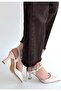 Suden Beige Patent Leather Heeled Shoes - 2