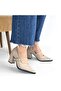 Nıvra Beige Skin Heeled Shoes - 4