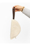 Straw Clutch Bag Sea Shell Shape Women's - 2