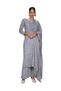Purple Faux Georgette Kameez Salwar & Dupatta - HRT6265 | Purple - 2