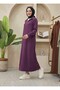 Lina Series Zippered Sport Long Hijab Dress with Pockets - Aerobin - 4