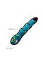 Outward Hound Sound Snake Dog Toy Blue 3 Sections - 5