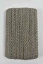 Silver Essa Wicker Cross Design Decorative Ribbon 10 Meters Packaging Decoration Ribbon - 2