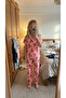 Girl's Red Bow Cotton Pajama Set | Asluna - 2