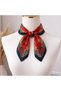 Women's Bandana Scarf 50X50 Square Scarf Rayon Italian Stitched Neck Scarf Hair Bandana - 3