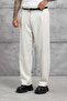 Men's Trousers Jggr Fabric Ecru White Baggy