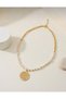 Flower of Life Pearl Detail Model Women's Necklace - 2