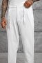 Men's Trousers Gst Boyfriend White Linen - 2
