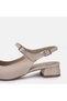 Large Size Women's Shoes with Open Back 4cm 41-42-43-44-Ten Patent Leather - 7