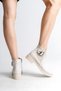 Th Colleciton Luna Zippered Elastic Orthopedic Sole Heeled Women's Boots Ckt - Cream - 38 - 4