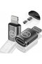 Adaptor Universal, Techsuit, Model A11, Lightning la USB-C, Gri - 2