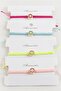 Clover Macrame Braided Bracelet - Pink