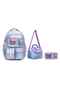 Licensed Quality 1St Class Imported Material Cool Colorful Lettering Primary School Backpack, Thermal Lunch Bag and Pen Holder Triple Set