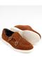 Italian Style Internal and External Natural Leather Suede Men's Shoes Tan T12038