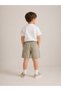 Boy's 100% Cotton Denim Shorts 2-Piece Set Summer Comfortable Non-Sweaty Holiday Stylish Daily Use T-Shirt Combination - 3