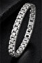 Men's Stainless Steel Bracelet Detailed Chain Model Modern Stylish Durable Design