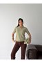 Premium Viscose Soft Textured Polo Collar Short Sleeve Embroidery Detailed Knitwear Sweater - 3
