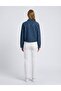 Orıya Buttoned Denim Mid Indigo Jacket - 2