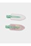 Set of 2 - Kids Printed Hair Clips - 2