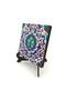 طاولة مكتبية من MDF مطبوعة بنمط بلاط إيزنيك العثماني 10x10 1G-Çini5