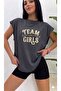 Team Girls Printed Women's Zero Sleeve Athlete Tshirt