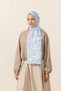 Rosalie Cotton Viscose Shawl - Blue