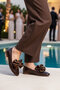 Brown Ribbon Detailed Women's Ballerinas 572485 Z - 2