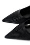 Women's Genuine Leather Black Heeled Shoes - 4