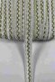Cream Gold Loopera Dense Knit Embossed Decorative Ribbon – Premium Handcrafted Ornament 5 Meters - 3