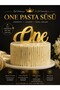One Cake Decoration 1 Year Birthday Plexiglass Gold Silver Cake Top Lettering Decoration