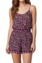Women’s Off Shoulder Floral Dress – Ruffle Neckline A-Line Knee Length Sundress – Large