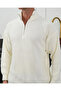 Knitted Pattern Zipper Detailed Oversize Sweater - 4