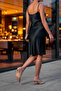 Women's Stiletto Pointed Toe Open Back Strap Thick Strap Classic Heeled Shoes Cenvo Beige - 4
