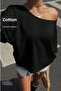 Women's Oversize Off-Shoulder Basic T-Shirt – Loose Fit Summer Comfortable T-Shirt